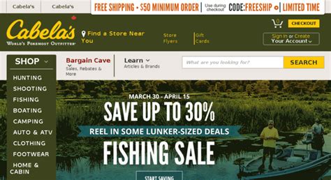 cabela's website